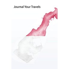 記錄您的旅行：摩納哥水彩地圖和國旗旅行日記內襯日記筆記本 6 X..., Createspace獨立發布平台