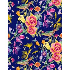 My Big Fat Journal Notebook Bird in Flowers Pattern on Navy: Jumbo Sized Ruled Notebook Journal - 300 ..., Createspace Independent Publishing Platform