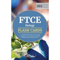 FTCE Biology 6-12 Rapid Review Flash Cards: Test Prep Including 350+ Flash Cards for the Florida Biolo..., Cirrus Test Prep