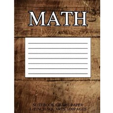 Math Notebook Graph Paper: Blank Quad Ruled Composition Books: 1/2inch Squares 200pages 100sheets Pap..., Createspace Independent Publishing Platform