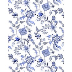 My Big Fat Journal Notebook Blue Chinoiserie Pattern on White: Jumbo Sized Ruled Notebook Journal - 30..., Createspace Independent Publishing Platform
