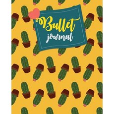 Bullet Journal: 8"x10" with 150 Pages and Bullet Journal Ideas - Green Cactus Pattern Cover: Dot Grid ..., Createspace Independent Publishing Platform