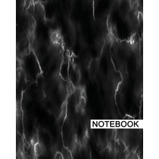 Notebook: 8" X 10 " for Writing Journaling & Notes 100 Pages Stone Marble (Black) [Classic Notebo..., Createspace Independent Publishing Platform