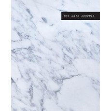 Dot Grid Journal 150 Pages 8x10 Large Notebook with Clear White Marble Cover: Large Blank Planner for..., Createspace Independent Publishing Platform