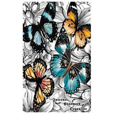 Internet Password Organizer: Beautiful Butterfly& Floral(discreet Password Journal) 5x8inch 110pages P..., Createspace Independent Publishing Platform