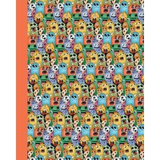 Sketch Journal: Doodle Monsters (Orange) 8x10 - Pages Are Lined on the Bottom Third with Blank Space o..., Createspace Independent Publishing Platform