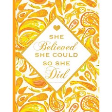 She Believed She Could So She Did: 8.5 X 11 Journal Quad Ruled Orange Notebook with Inspirational Quo..., Createspace Independent Publishing Platform