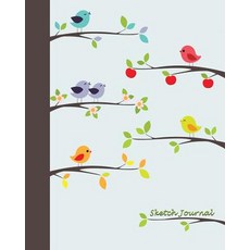 Sketch Journal: Singing Birds 8x10 - Sketch Journal - Pages Are Lined on the Bottom Third with Blank S..., Createspace Independent Publishing Platform