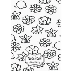 Notebook: Flower Wallpaper.1: 110 Pages of 7 X 10 Blank Paper for Drawing Doodling or Sketching (Sket..., Createspace Independent Publishing Platform