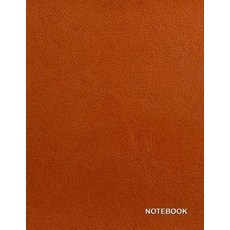 Notebook: Unlined Unruled Big Blank Large 100 Pages 8.5 X 11 Tan Leather Look Notebook for Drawing Sk..., Createspace Independent Publishing Platform