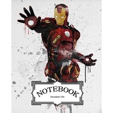 Notebook: Watercolor Iron Man: Pocket Notebook Journal Diary 120 Pages 8 X 10 (Notebook Lined Blank..., Createspace Independent Publishing Platform