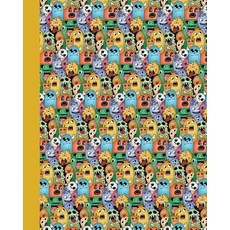 Sketch Journal: Doodle Monsters (Yellow) 8x10 - Pages Are Lightly Lined with Extra Wide Right Margins ..., Createspace Independent Publishing Platform