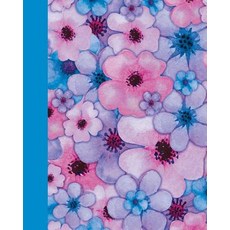 Journal: Watercolor Flower Petals (Blue) 8x10 - Lined Journal - Journal with Lined Pages - (Diary Not..., Createspace Independent Publishing Platform
