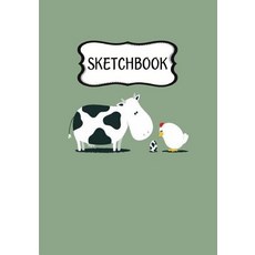 Sketchbook: Cow N Chick: 120 Pages of 7 X 10 Blank Paper for Drawing Doodling or Sketching (Sketchboo..., Createspace Independent Publishing Platform