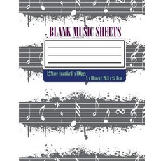 Blank Music Sheet: Music Manuscript Paper / Staff Paper / Musicians Notebook: 12 Stave 104 Pages (Staf..., Createspace Independent Publishing Platform
