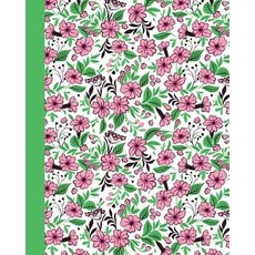 Journal: Field of Flowers (Green and Pink) 8x10 - Graph Journal - Journal with Graph Paper Pages Squa..., Createspace Independent Publishing Platform