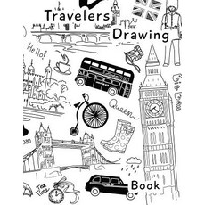 旅行者繪畫書：8.5 X 11 120 無襯裡空白頁，用於無指導塗鴉繪畫素描和..., Createspace獨立發布平台