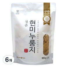 청춘누룽지 현미, 800g, 6개
