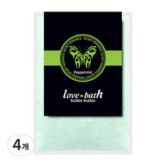 시크릿 페퍼민트 아로마 입욕제, 50g, 4개