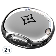 Anna&You 易清洗攜帶式6格花朵藥盒, 2個