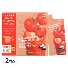 뉴밋 유기농 토마토 착즙 100, 1.6L, 2박스