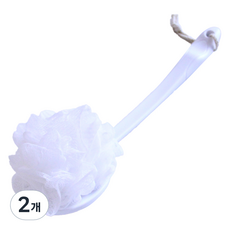 泡泡身體刷, 白色, 2個, 1入