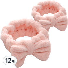 克萊爾洗臉帶, 12個, 粉色