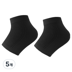 미톰 뒷꿈치 보습 풋패드 블랙, 23g, 5개, 2개입