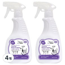 코코브라운 베이킹소다 애견탈취제 네추럴 라벤더향, 550ml, 4개