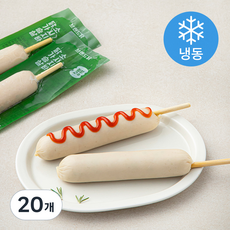 브랜드닭 닭가슴살 소시지바 청양고추 (냉동), 70g, 20개