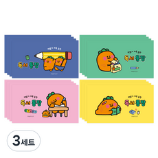 pinkfoot 1000紅蘿蔔閱讀存摺 4種*4入組, 3組, 混色