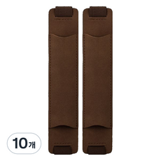 미소로운 다이어리 북밴드 펜홀더 18 x 3.5 cm, 브라운, 10개