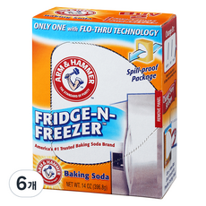 ARM&HAMMER 冰箱冷凍庫兩用小蘇打冰箱除臭劑, 6個, 396.8g