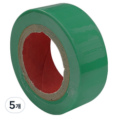 World Clean 彩色PVC電工膠帶 綠色, 5個