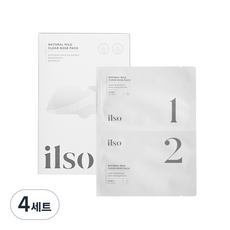 일소 차콜 네추럴 마일드 클리어 노우즈 팩 step 01 3g x 5p + 02 4g x 5p 세트, 1매입, 4세트