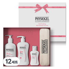 PHYSIOGEL 潔美淨 舒緩紅色身體護理禮盒組 + 購物袋, 12套