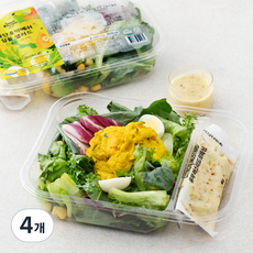 스윗밸런스 통단호박메쉬 심플 샐러드 (냉장), 165g, 4개
