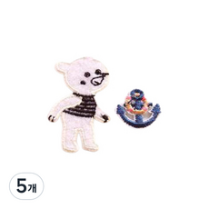 MINIMAXI 角色裝飾刺繡貼紙, 16, 5個