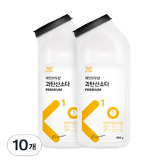 Rainbow Shop 小蘇打高級碳酸氫鹽, 500g, 10個