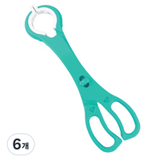 퍼펙션 젖병 소독집게, 민트 + 백색, 6개