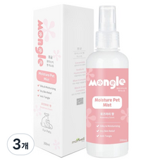 메이웰 반려동물 몽글 모이스처 미스트 로즈마리향, 3개, 200ml