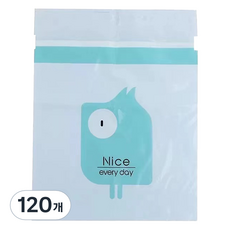 Wonine 多用途黏貼式垃圾袋 綠色, 120個