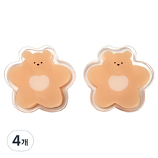 버터 아크릴 집게 버터곰, 4개