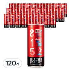 웅진식품 815콜라 제로 음료, 250ml, 120개