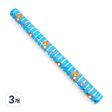 투영디자인 리락쿠마 포장지 대, 블루, 3개