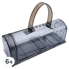 圓形高效超強力捕鼠器 灰色 178 x 70 x 68 mm, 6個, 1入