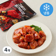 한끼통살 그릴드 닭가슴살 불떡볶이맛 (냉동), 100g, 5개입, 4개