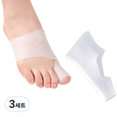 간지앳홈 엄지 발가락 아치 보호 패드 양쪽세트 02 투명, 3세트