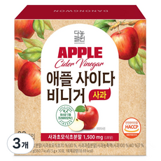 Danongwon 蘋果西打醋 蘋果口味 30入, 3個, 150g