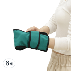 O2메디칼 망사 그린 손싸개 FREE 8863, 6개